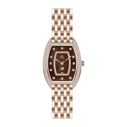 Paris Polo Club PPC-EA07-RG-BR Luxurious and Shiny Design Women Watch